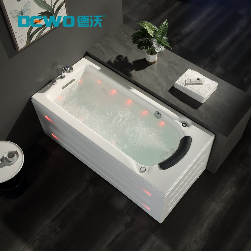 Best-Selling Indoor Sanitaryware Acrylic Freestanding Intelligent Back Hydro Whirlpool SPA Massage Bath