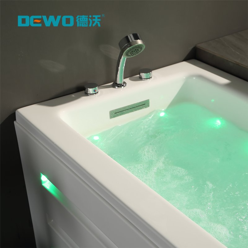 Modern Luxury SPA Massage Bath with Full Function Customizedc White&Black (CC470)