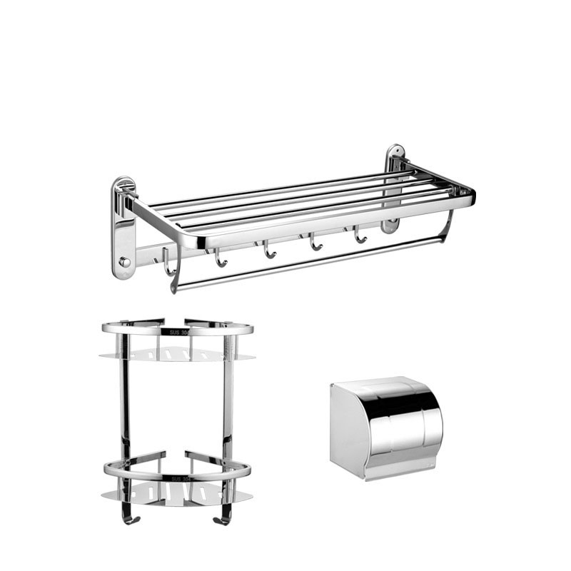 Bathroom Accessory Soap Basket with Metal Base Shower Soap Dish Bathroom Accessories Set