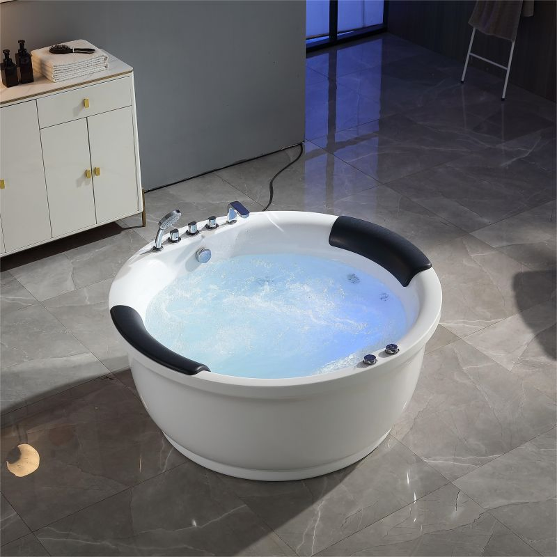 Stylish Indoor Deep Soaking Round Adult SPA Massage Bath (EE912)
