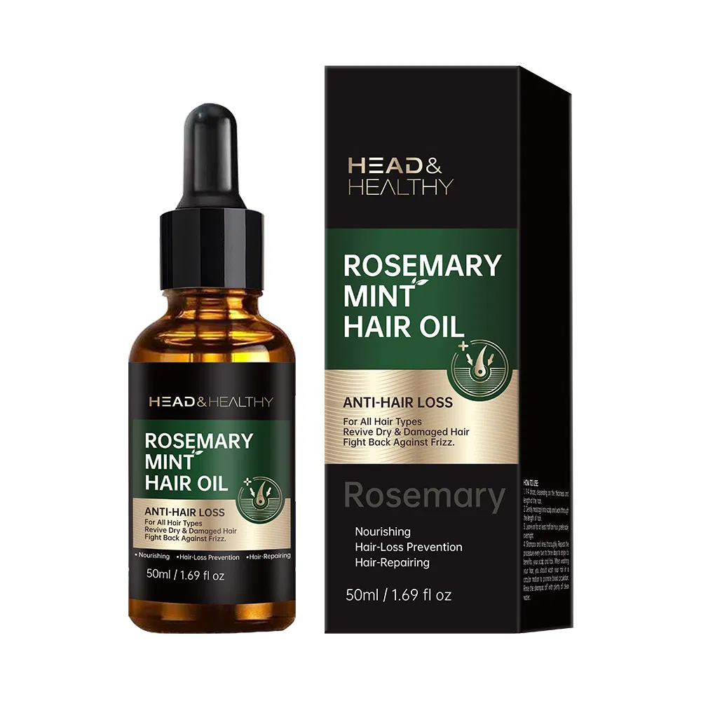 50ml Organic Honey-Rosemary Mint Scalp Oil: Refreshing, Daily &amp; PRO Care