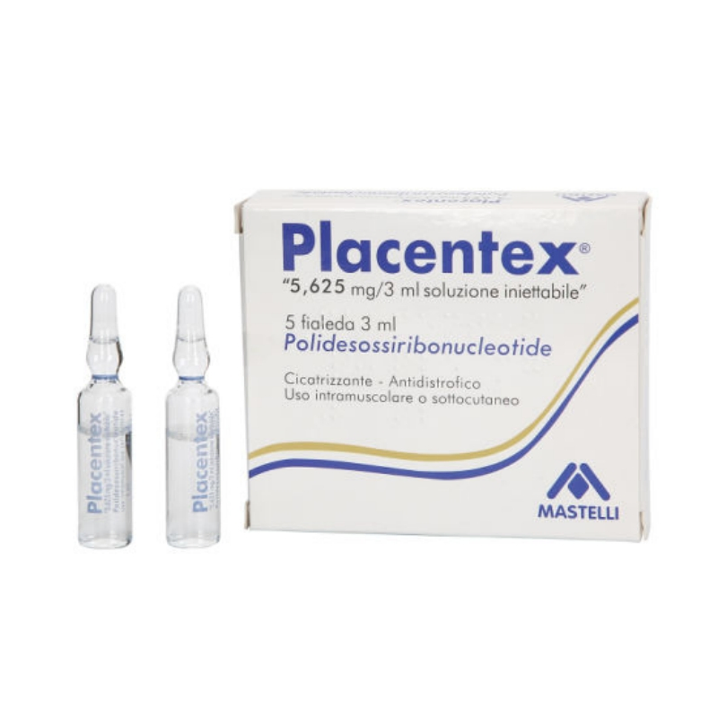 Italy Origin Placentex Injection 3ml * 5 Vials Excellent Preventive Treatment to Delay Aging 5, 625mg/3ml (PDRN) Filler Skin Care Stemcells Mesotherapy
