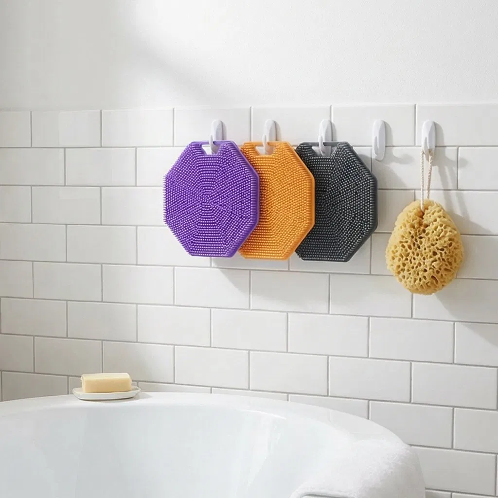 Custom High-Quality Cleaning Brushes for Skin Care Use, Made of 100% Silicone