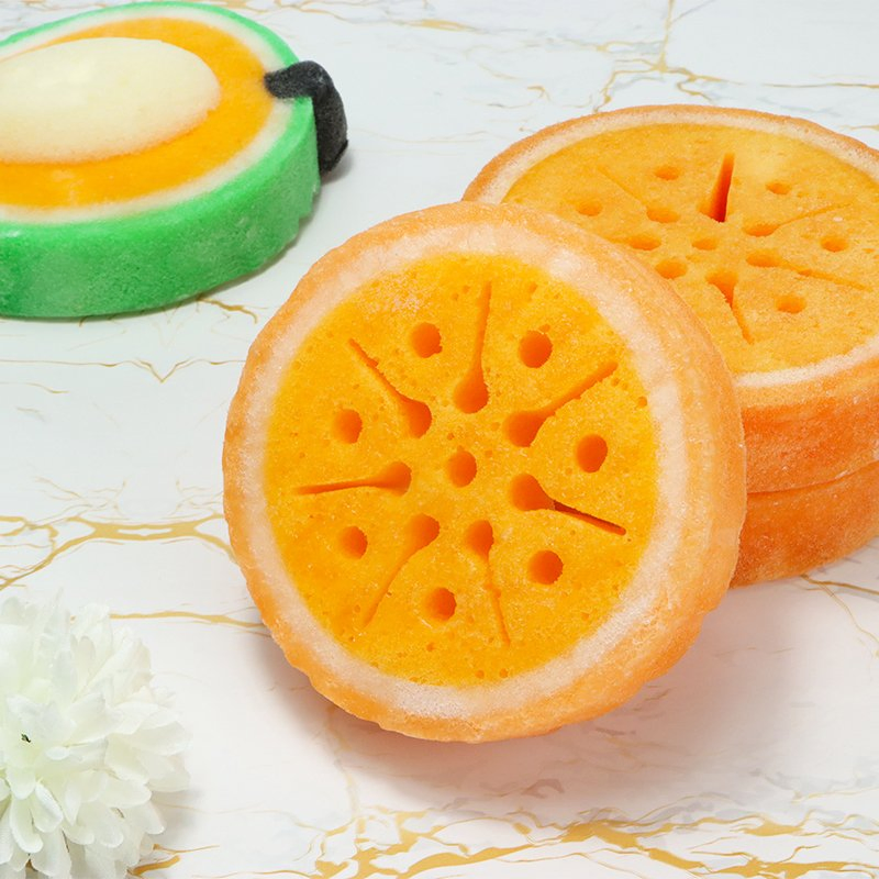 Handy Soap Sponge with Built-in Sudsing Solution for Home