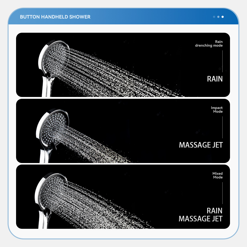 High Quality Plastic 3f8130 Big Shower Face Handheld Shower Bathroom Accessories