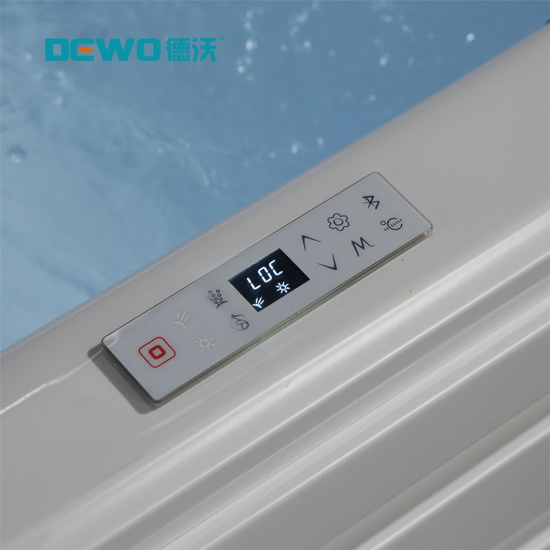 Factory Price Freestanding Acrylic Intelligent Back Jets Massage Bath Customized for Villa