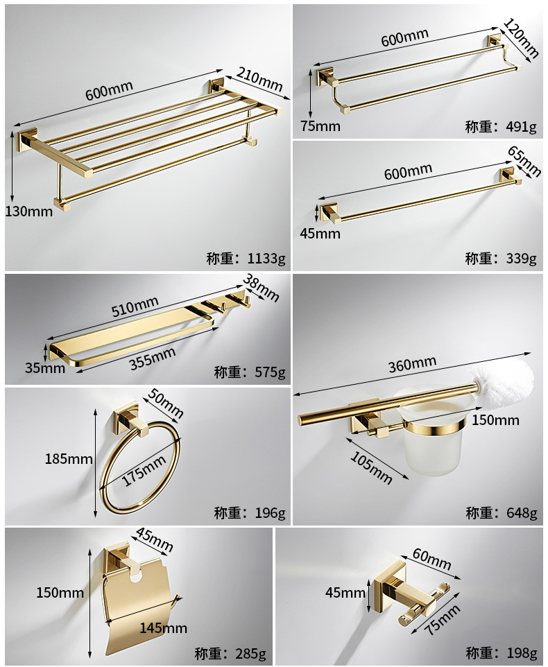 Wholesale Bathroom Fitting Shelves Sanitary Ware Shower Bathroom Accessories