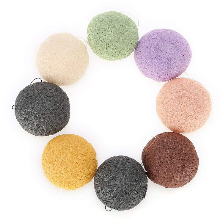 100% Biodegradable Konjac Sponge Facial Cleansing Sponge Facial Care