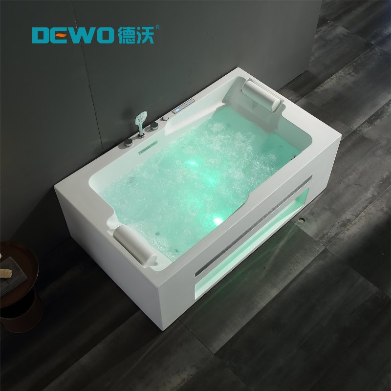 High Tech Intelligent Back Hydro Whirlpool Bath Customized Bluetooth Music (LL750)