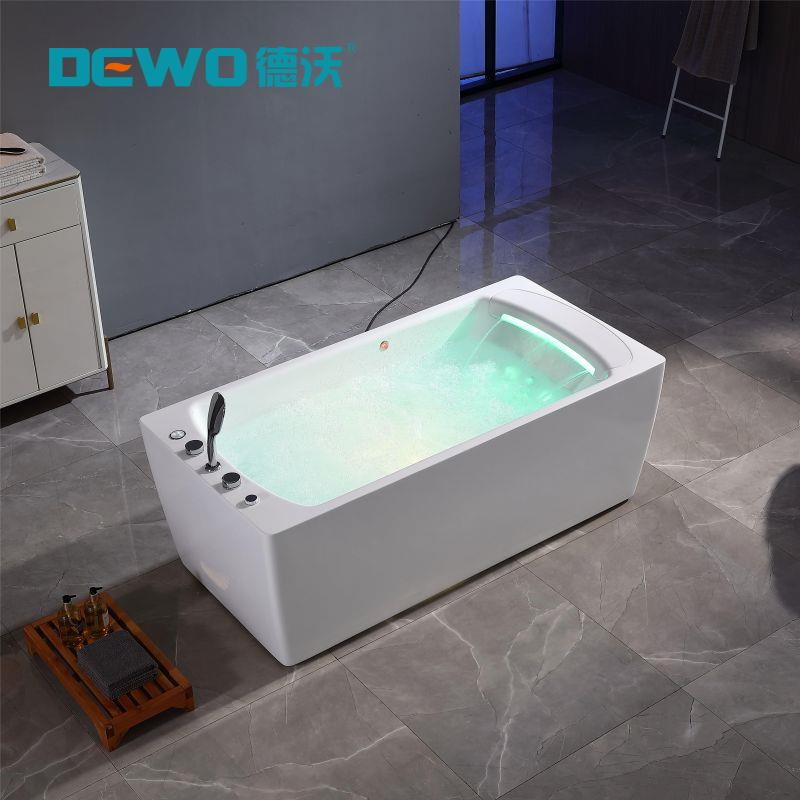 Modern Hightech Sanitary Ware Jacuzzis Freestanding Acrylic Jets Bath New Designed Waterfall