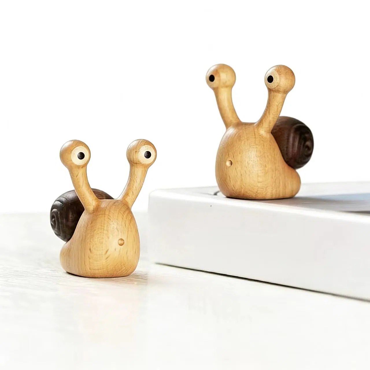 Herramienta de Masaje de Caracol de Madera de Haya, Masajeador de Caracol Bonito