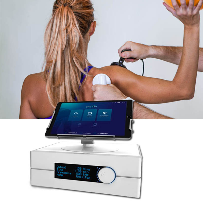 herramienta de masaje de fascia de EE. UU. pulsera de fisioterapia Ret Cet RF diatermia 448kHz terapia Tecar fisioterapia