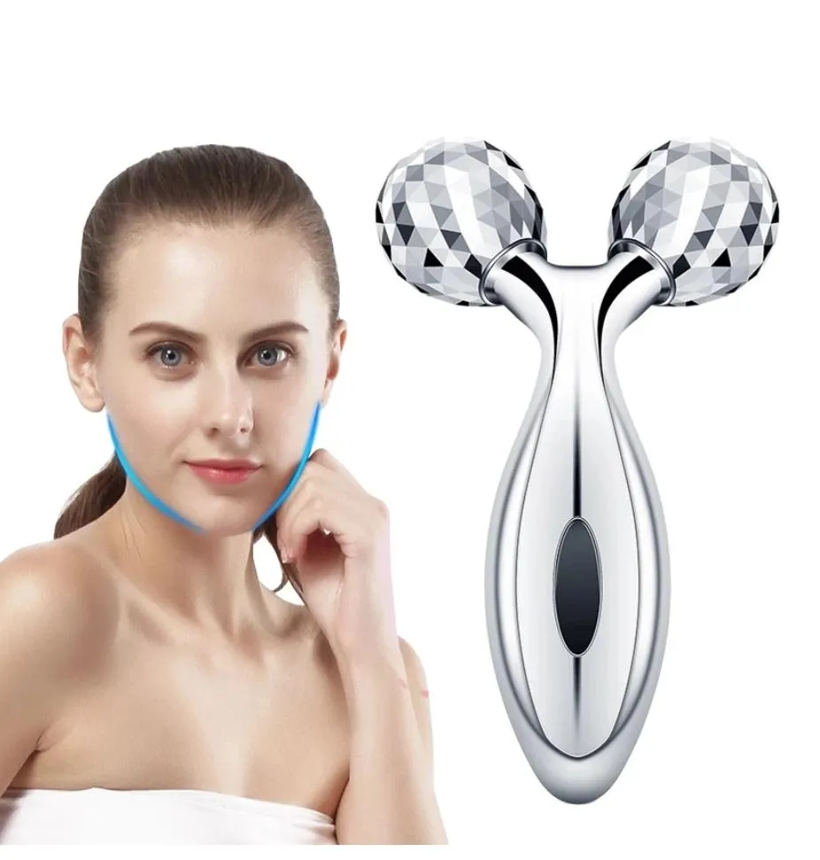 Herramienta de Masaje Facial Rodante Popular 3D Masajeador Facial para Adelgazar la Cara Belleza Masajeador para la Cara