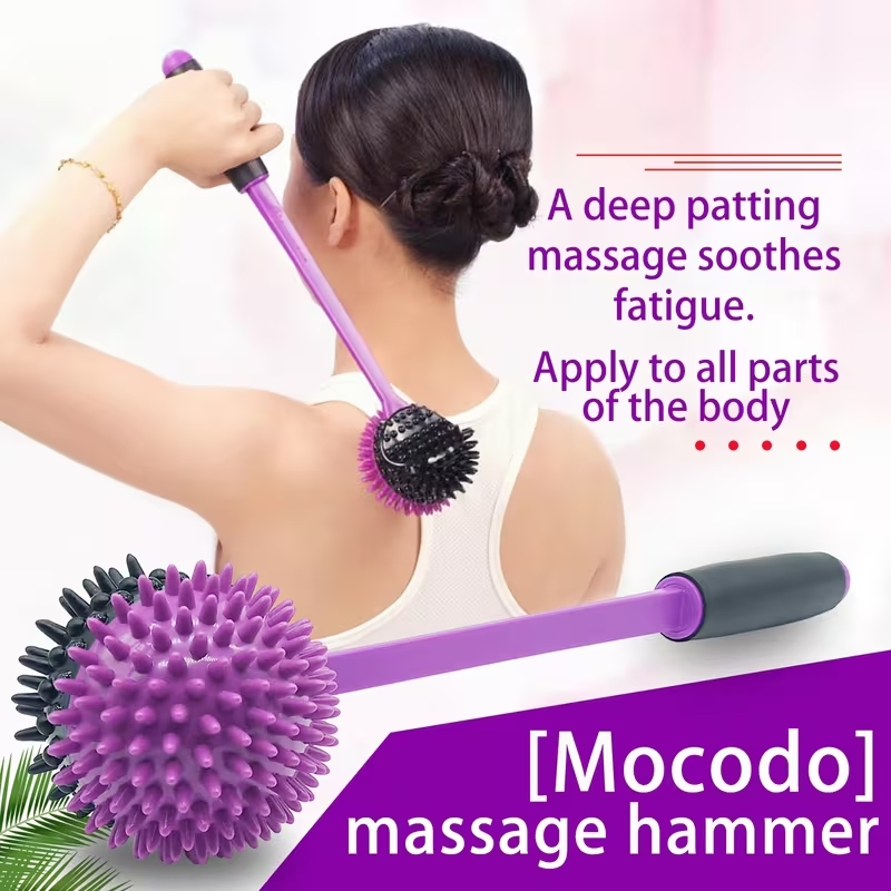 Martillo de masaje portátil para cuello, hombros, espalda y piernas