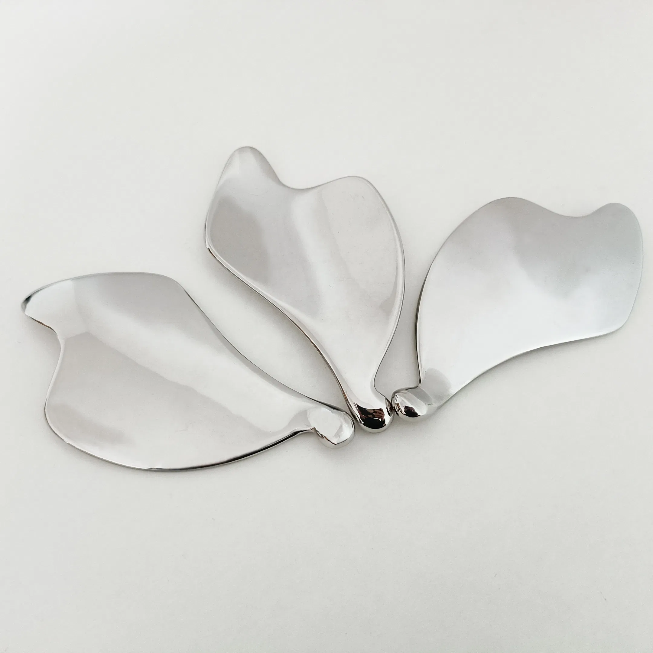Herramienta IASTM de mano para terapia de masaje de raspado de gua sha de metal