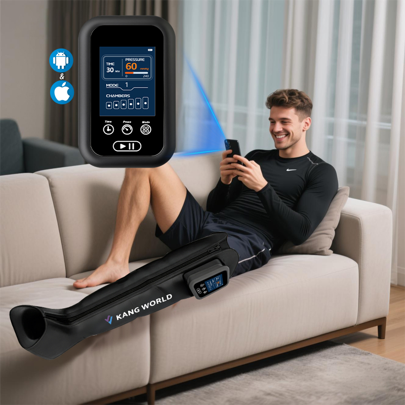 Dispositivo de relajación para las piernas portátil y plegable, herramienta de masaje aéreo inalámbrica