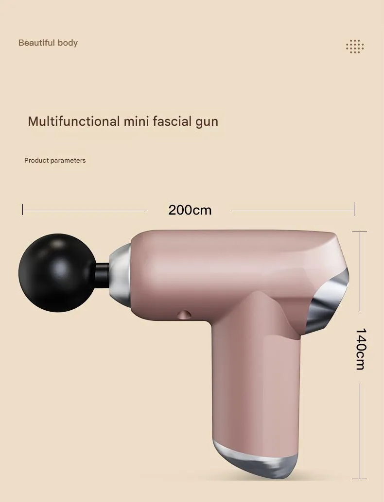 Resolviendo espasmos musculares por sobreesfuerzo proporcionando calor con un masajeador de pistola