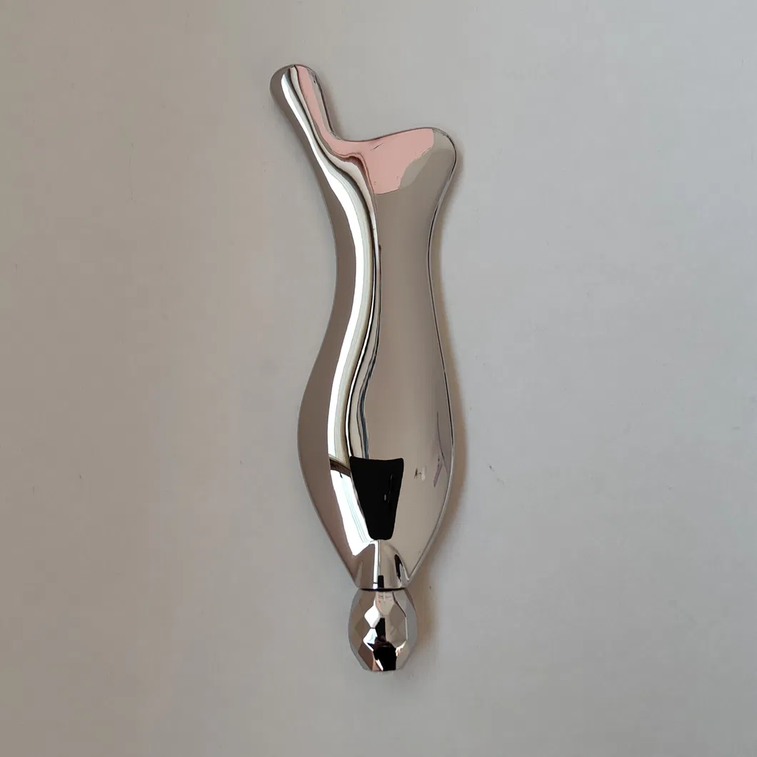 Perlas de Acero Inoxidable Atracción Magnética Herramienta de Masaje Gua Sha de Raspado Tamaño Grande Aleación de Zinc Raspador de Músculos Tabla de Raspado de Metal Gua Sha Mas