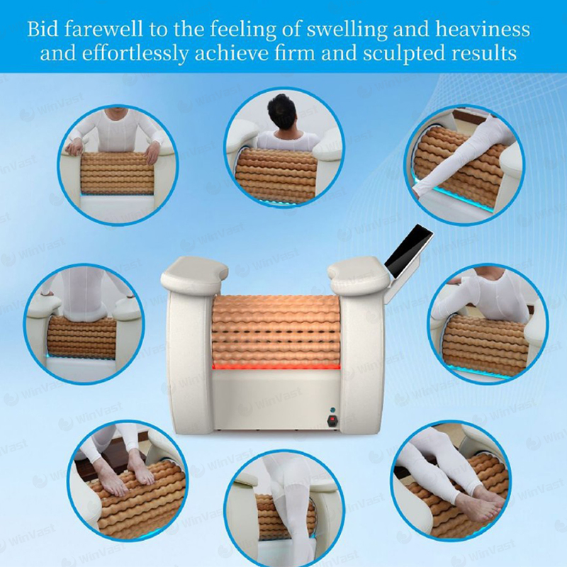 Rodillo de masaje de liberación de fascia, rodillo de masaje para dar forma al cuerpo, herramienta de masaje de contorno con control de velocidad ajustable