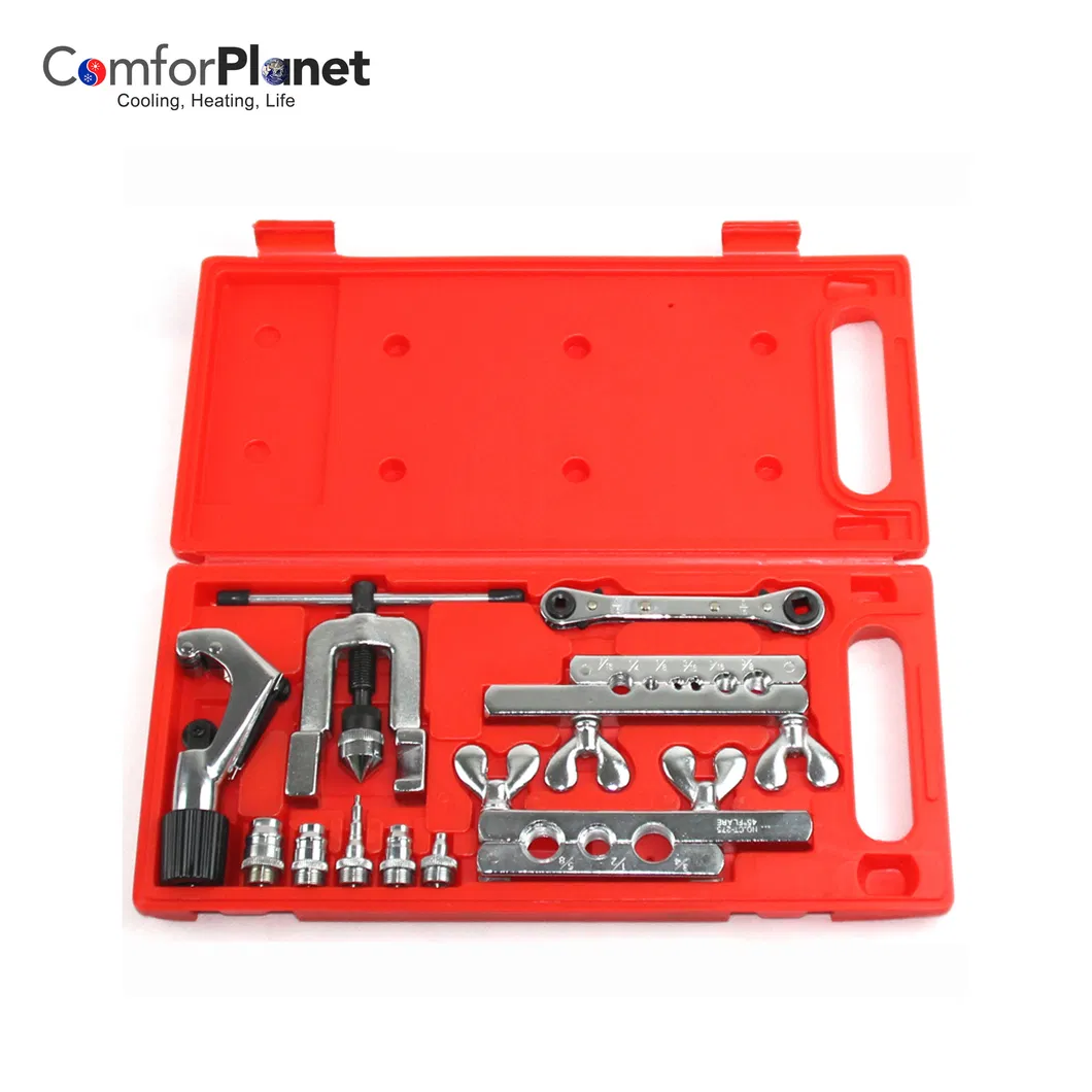 45 Kit de herramientas para desbaste y engrosamiento de tubos de refrigeración portátil de cobre blando CT-278