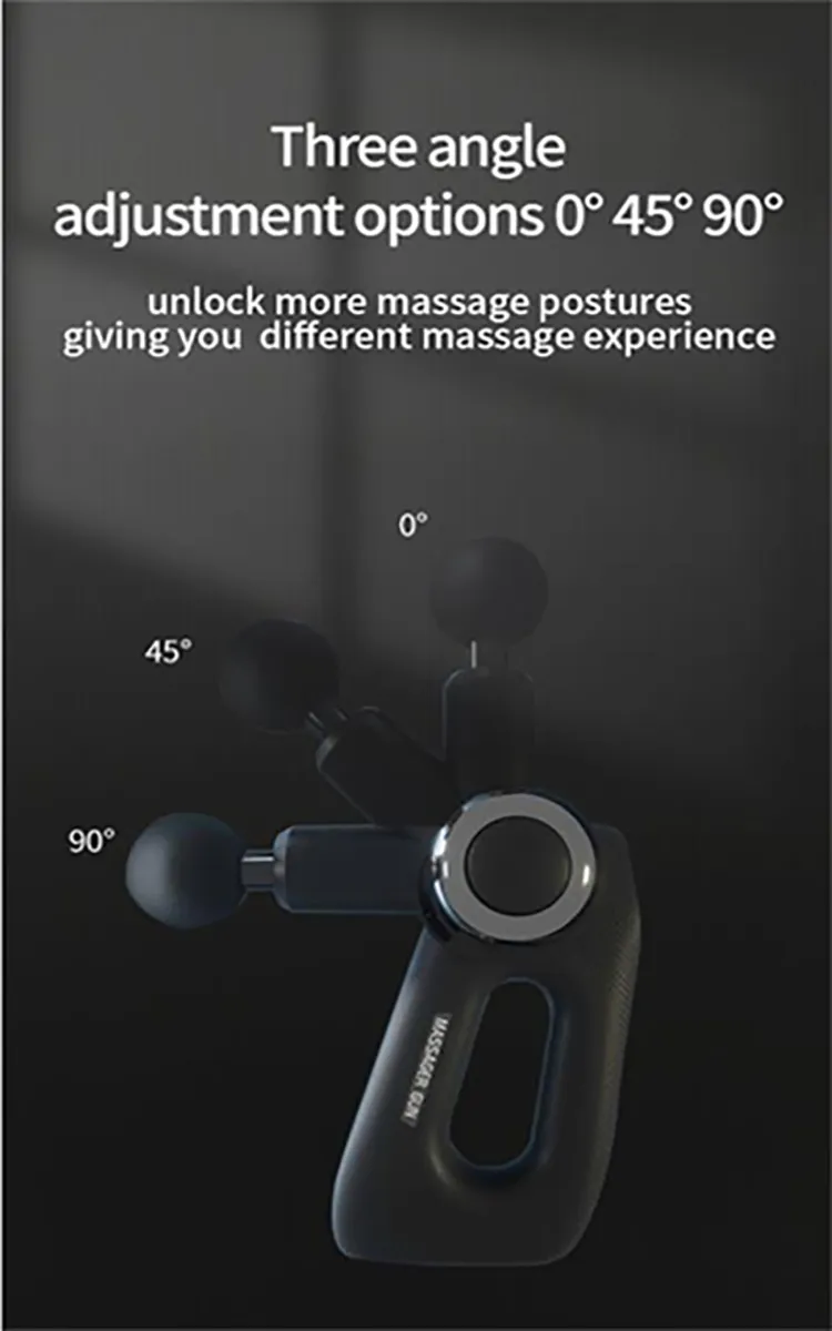 Masaje de percusión profundo de tejido con calor frío eléctrico para el cuerpo, fascia y músculos