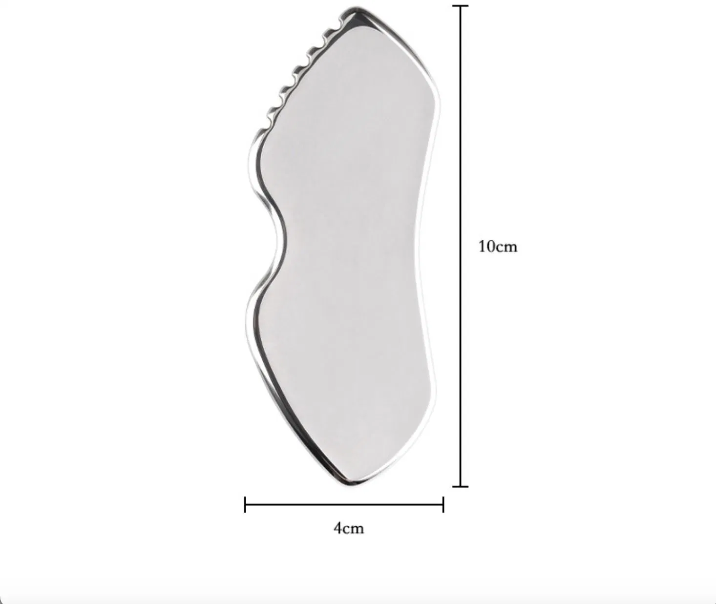 304 Tabla de Gua Sha de Acero Inoxidable - Herramienta de Belleza Facial y Masaje Corporal, Uso Universal