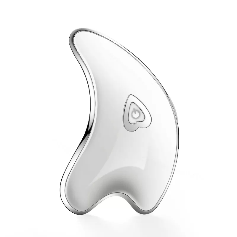Mini Masajeador Eléctrico Herramienta de Masaje Facial de Acero Inoxidable Terapia de Gua Sha Herramientas Guasha
