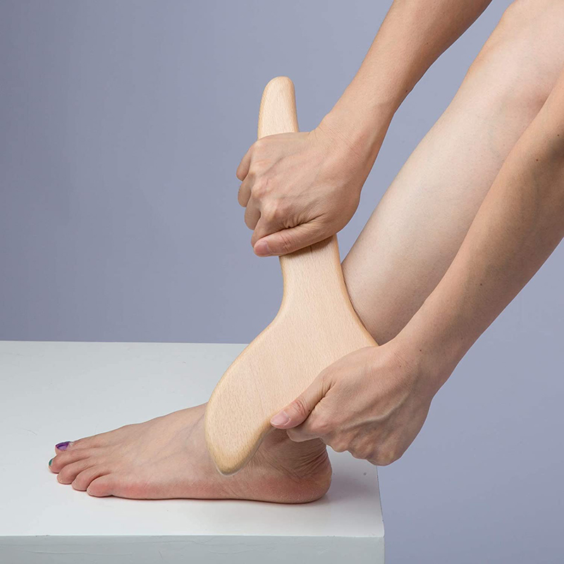 Herramientas de Gua Sha de Madera, Herramienta de Drenaje Linfático, Herramientas de Masaje de Terapia con Madera