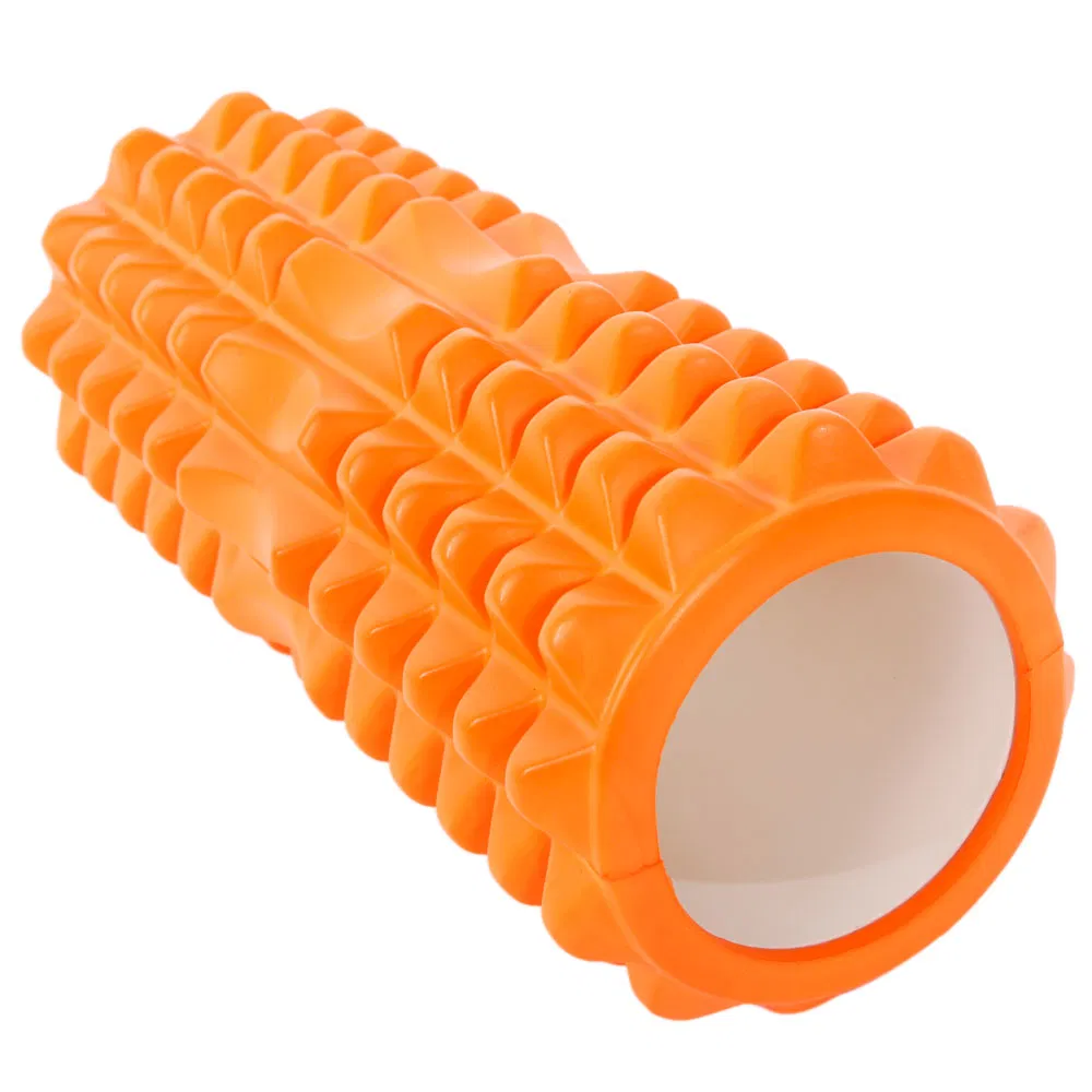 Rodillo de yoga de espuma EVA con herramienta de terapia de acupresión para la columna y los pies