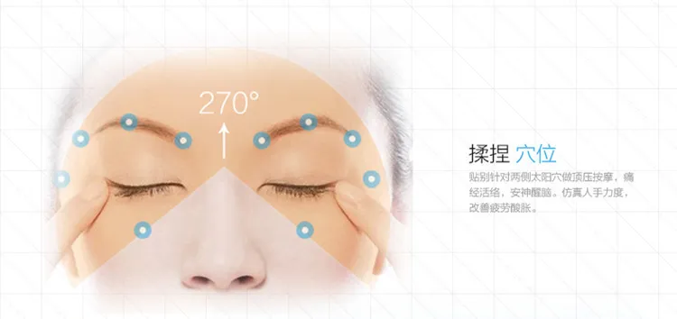 Masajeador eléctrico recargable antiarrugas para relajación y cuidado de los ojos
