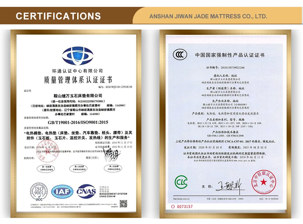 Certificados de calidad
