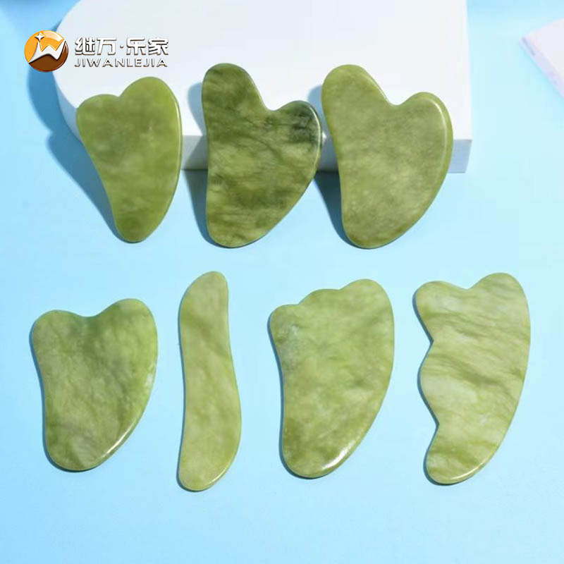 Jiwan Lejia Venta Caliente 1PC Regalo Promocional Personalizado Herramienta de Belleza Mini Rodillo de Jade Colorido para Masaje de Cuerpo Guasha Herramienta de Masaje de Mano Gua Sha