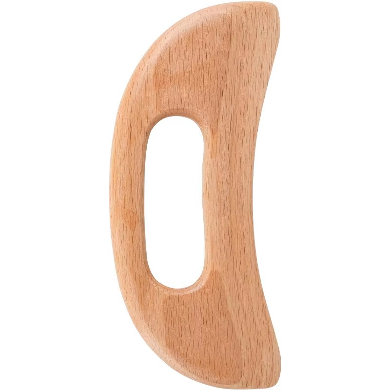 Herramienta de Gua Sha de Madera Natural, Tabla de Raspar, Herramienta de Masaje