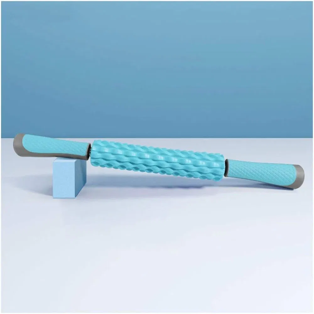 Rodillo Duradero para Masaje Stick de Rodillo Muscular - Liberación Miofascial, Rodillo de Masaje de Tejido Profundo para Puntos Gatillo, Calambres en las Piernas, Cuádriceps, Pantorrillas y Isquiotibiales