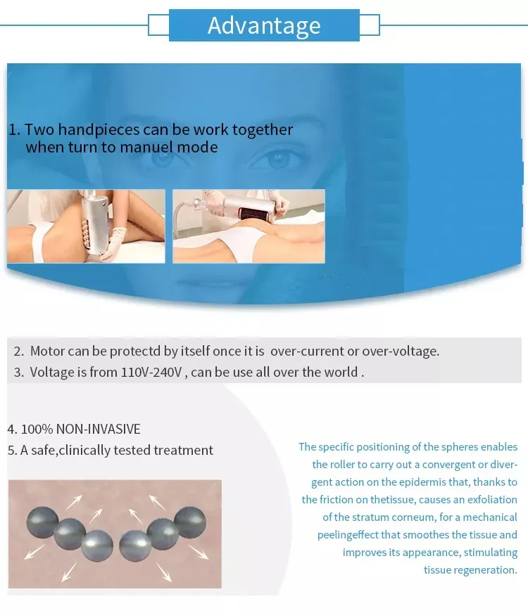 Máquina de masaje por vacío para levantamiento facial, anti-envejecimiento, pérdida de peso, drenaje linfático y modelado corporal