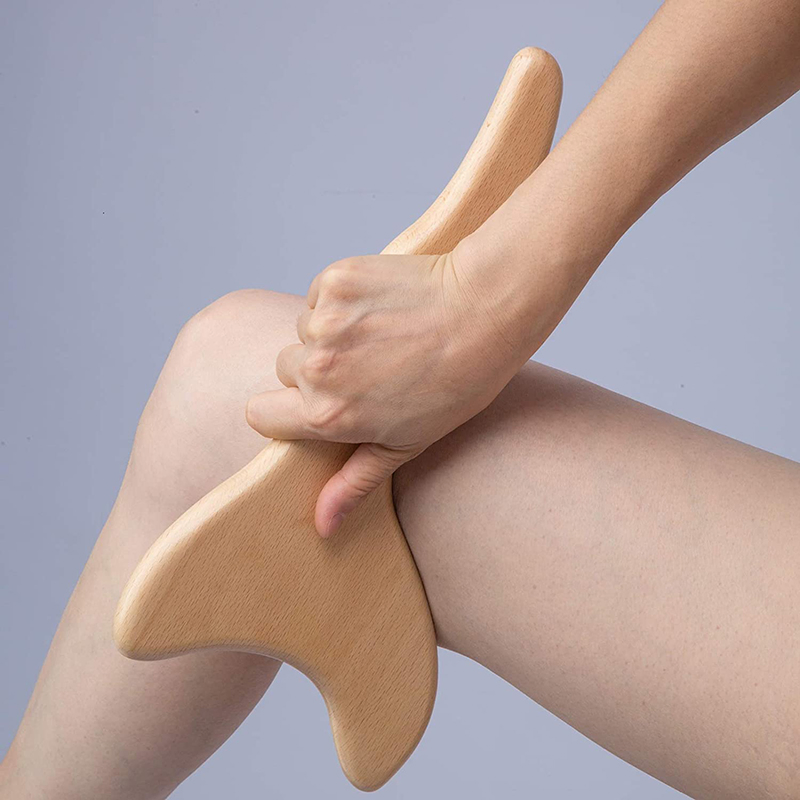 Herramientas de Gua Sha de Madera, Herramienta de Drenaje Linfático, Herramientas de Masaje de Terapia con Madera