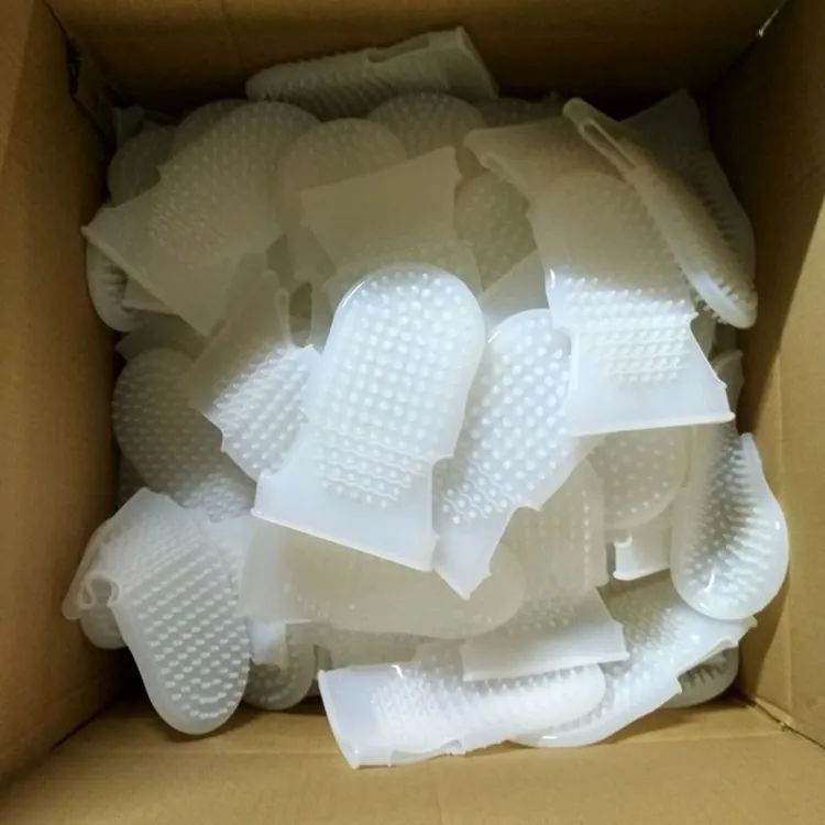 Guantes de Masaje para el Cuero Cabelludo de Silicona, Guante de Cepillo Corporal Exfoliante, Cepillo Anticelulitis para SPA en el Baño