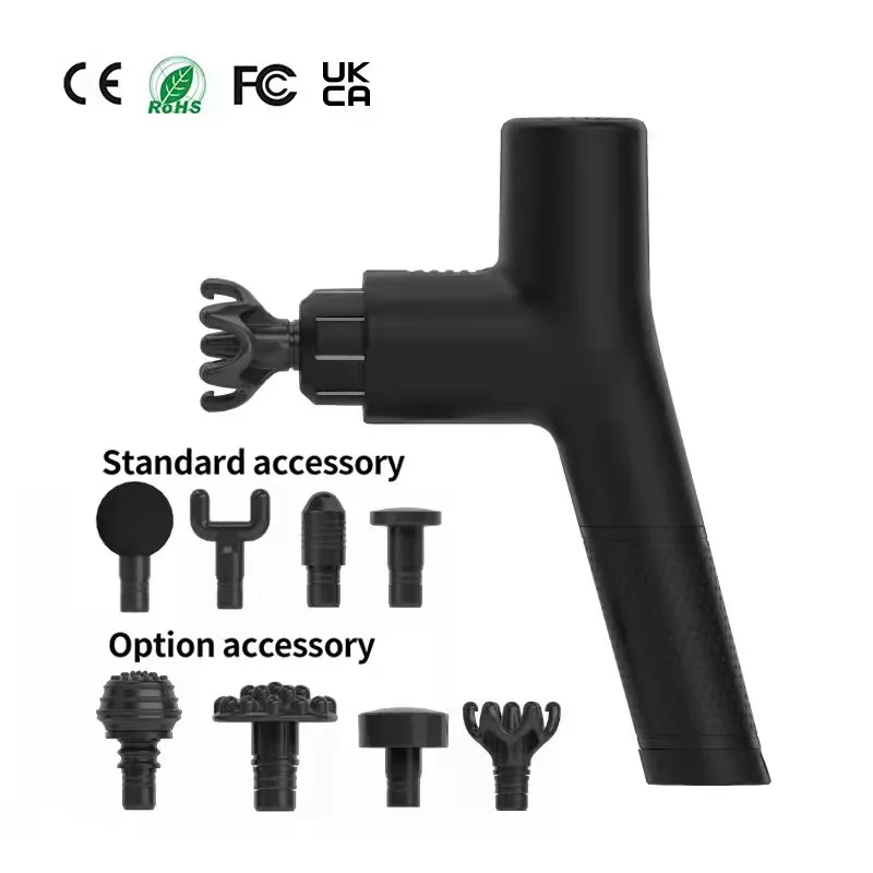 Masajeador de percusión eléctrico para calor y frío, masaje profundo de tejido, fascia, músculos, cuello y espalda