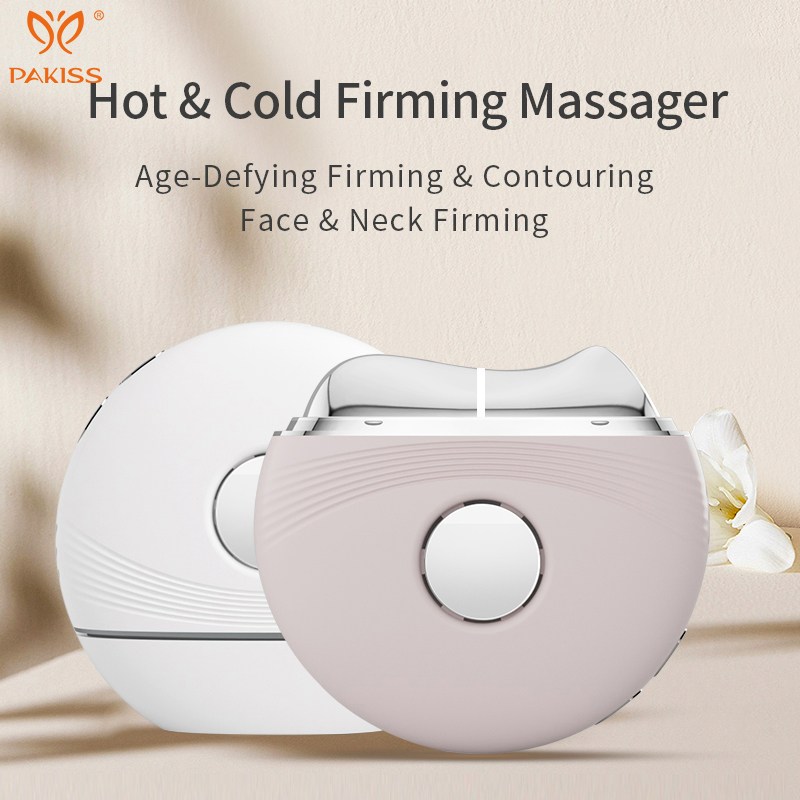 Masajeador facial y corporal Pakiss caliente y frío con microcorriente EMS y terapia LED