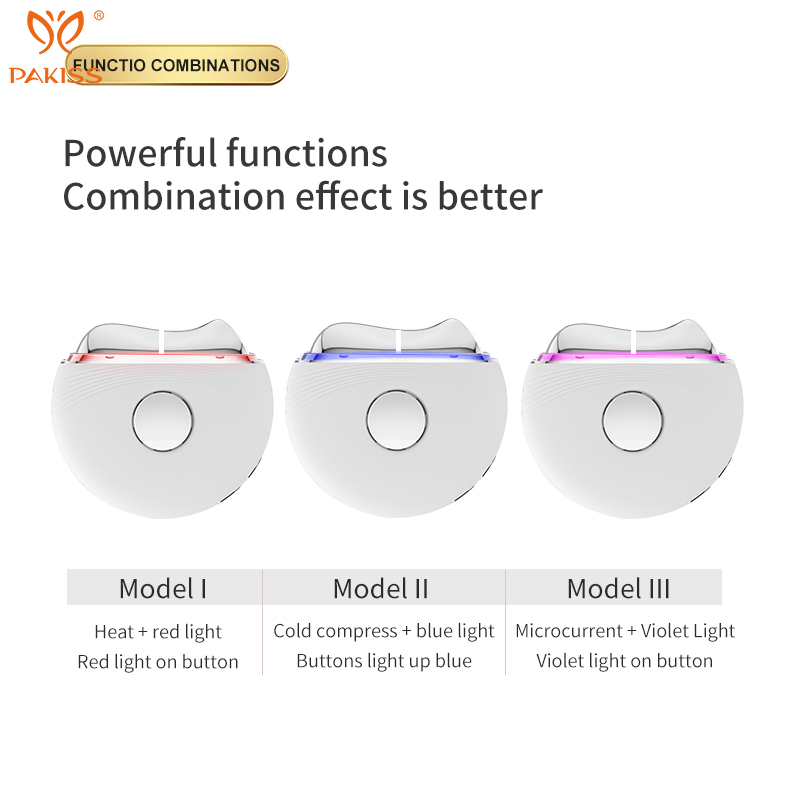 Masajeador facial y corporal Pakiss caliente y frío con microcorriente EMS y terapia LED