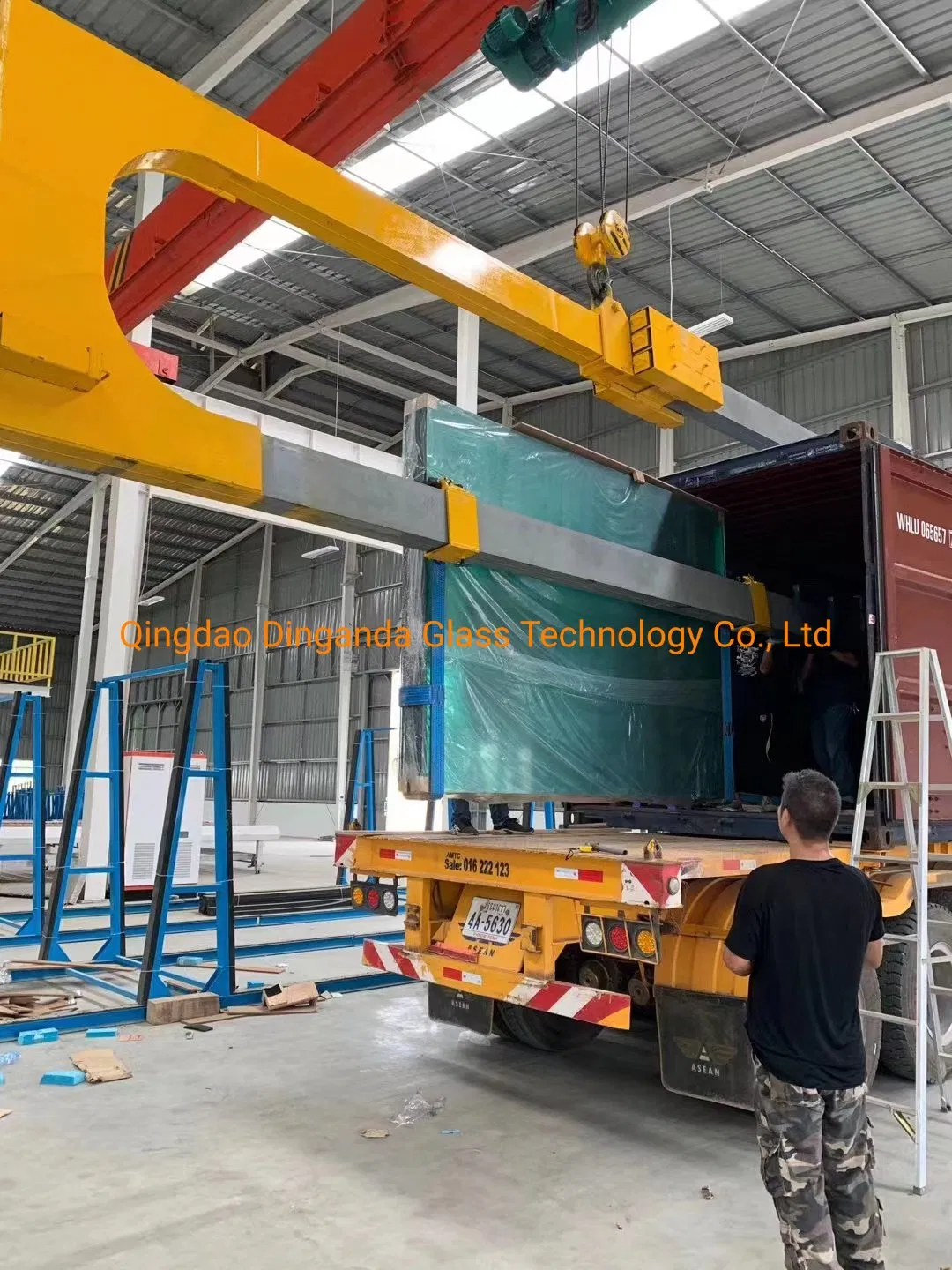 Herramienta de Carga y Descarga de Contenedores de Vidrio para 40 Pies de Capacidad de Contenedor de Vidrio de 3 Tonelada con Certificado CE Hecho en China Adecuado para Importación de Contenedores de Vidrio