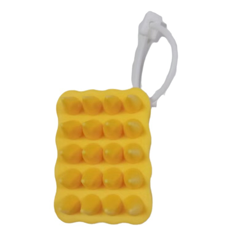 Cepillo de Masaje para el Cuero Cabelludo y Limpieza en Forma de Galleta Sin Esfuerzo