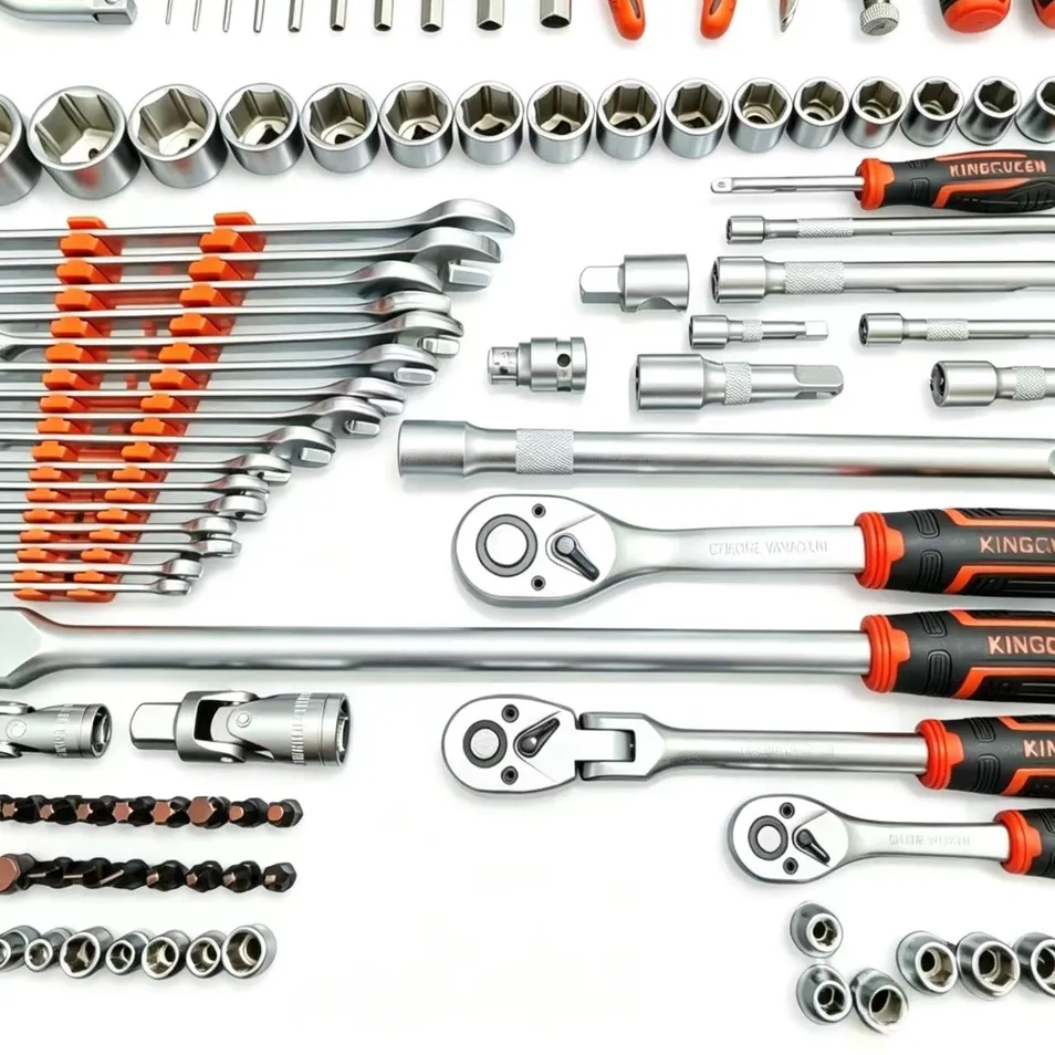 145PCS Herramienta de reparación automotriz portátil para vehículos con característica anti óxido