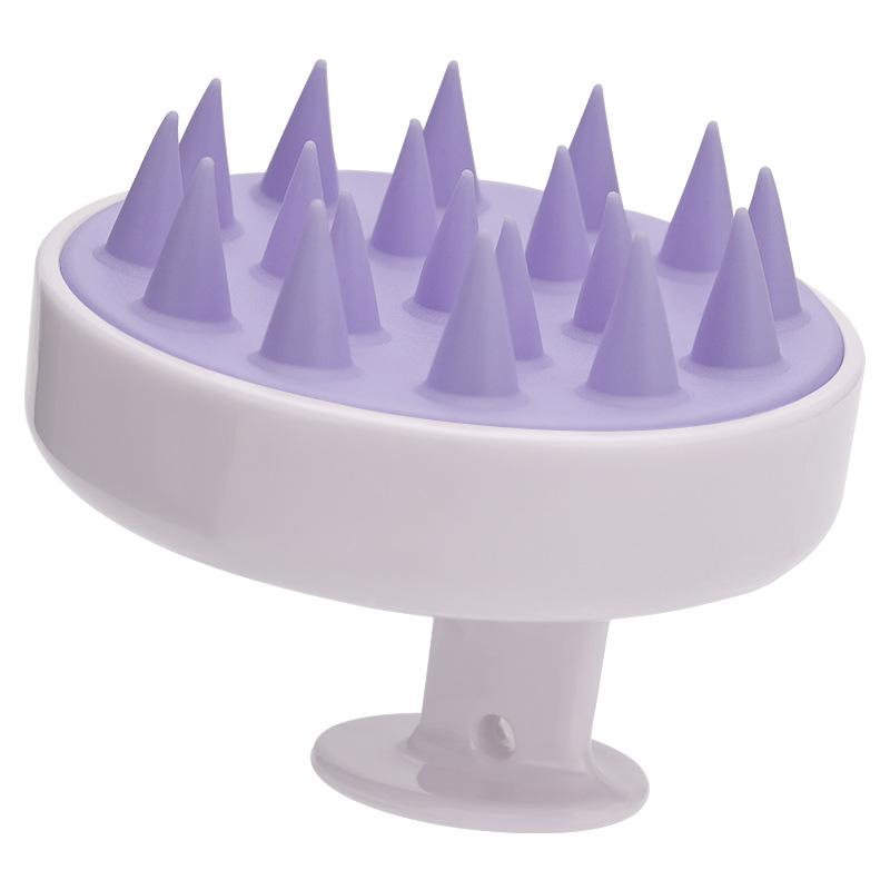 Cepillo de masaje para niños con logo personalizado, cepillo de silicona para el cuero cabelludo, cepillo para desenredar el cabello de mujeres, cepillo para baño de mascotas