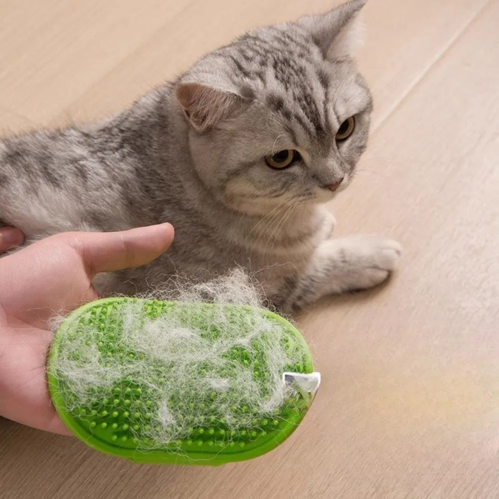 2-in-1 Cepillo para Gatos, Herramienta de Aseo Ajustable Ez31552