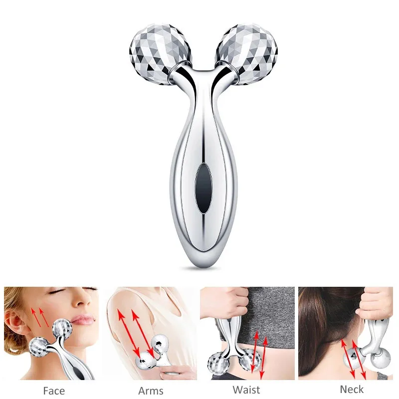 Herramienta de Masaje Facial Rodante Popular 3D Masajeador Facial para Adelgazar la Cara Belleza Masajeador para la Cara