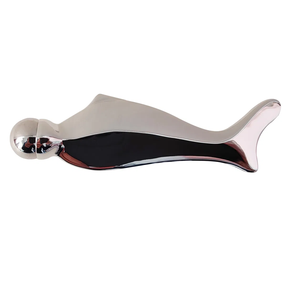Perlas de Acero Inoxidable Atracción Magnética Herramienta de Masaje Gua Sha de Raspado Tamaño Grande Aleación de Zinc Raspador de Músculos Tabla de Raspado de Metal Gua Sha Mas