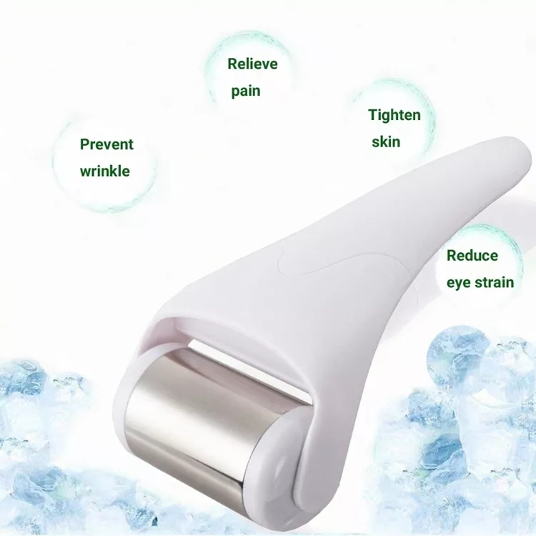 Rodillo de Derma Refrigerante para la Cara y el Cuerpo Masajeador Rodillo de Hielo