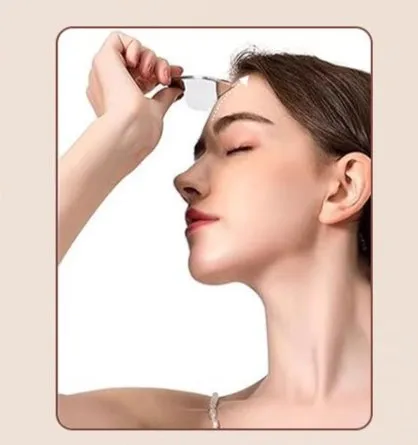 304 Tabla de Gua Sha de Acero Inoxidable - Vista Frontal