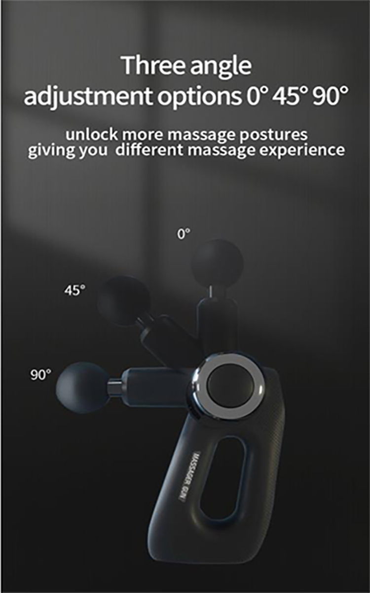 Masaje de percusión profundo de tejido con calor frío eléctrico para el cuerpo, fascia y músculos